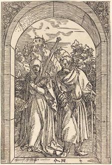 Mater Dolorosa and Saint Joseph. Creator: Hans Schäufelein the Elder
