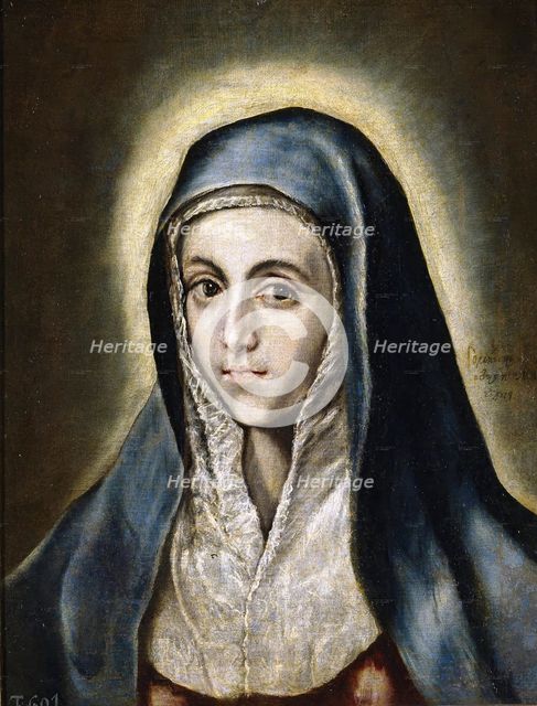Mater dolorosa, between c1595 and c1600. Creator: El Greco.