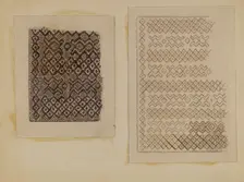 Material Woven from Cat-tails, c. 1935. Creator: Melita Hofmann