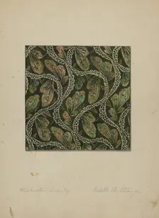 Material used in Costume, c. 1938. Creator: Isabelle De Strange