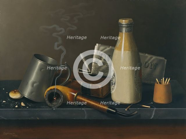 Materials for a Leisure Hour, 1879. Creator: William Michael Harnett.