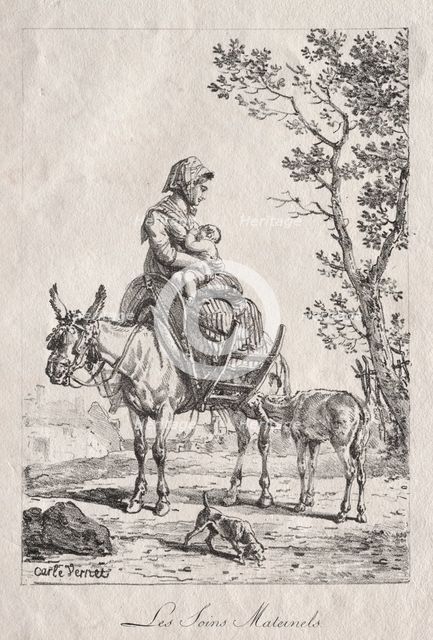 Maternal Care. Creator: Carle Vernet (French, 1758-1836).