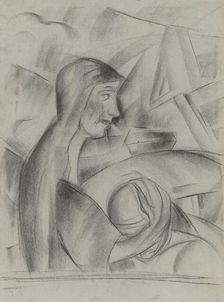 Maternal embrace, 1928-1932. Creator: Zolo Palugyay