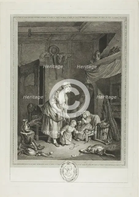 Maternal Indulgence, n.d. Creators: Nicolas Delaunay, Sigmund Freudenberger.