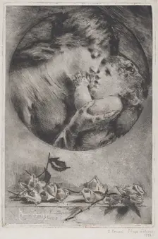 Maternal Love, 1893. Creator: Luigi Conconi