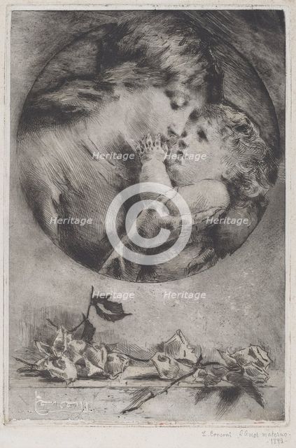 Maternal Love, 1893. Creator: Luigi Conconi.