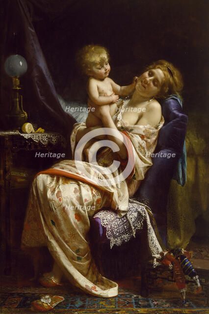 Maternity, 1873. Creator: Léon Bazile Perrault.