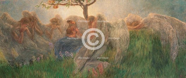 Maternity, 1890-1891. Creator: Previati, Gaetano (1852-1920).