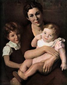 Maternity 1938.Artist: Paul Charvel
