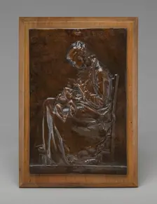 Maternity, or Young Woman Nursing a Child, model 1882. Creator: Alexandre Louis Marie Charpentier