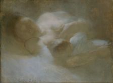 Maternity c1880s. Creator: Eugene Carriere
