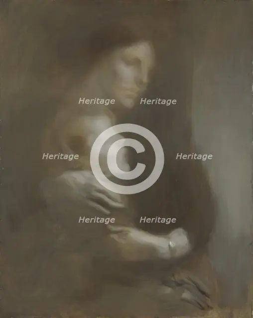 'Maternity (Suffering)', 1896-97. Creator: Eugene Carriere.