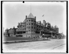 Mathewson Hotel (New Mathewson), Narragansett Pier, between 1880 and 1899. Creator: Unknown