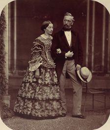 Mathias und Elise Höusermann, 1850s-60s. Creator: Franz Antoine