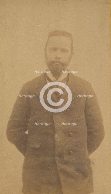 Mathieu. Gustave. (avec une barbe postiche), 1880s-90s. Creator: Alphonse Bertillon.