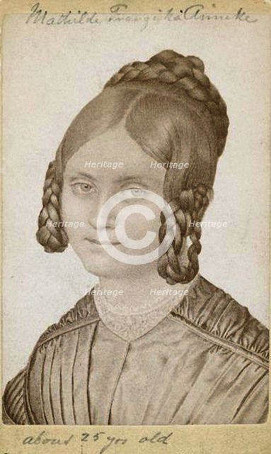Mathilde Franziska Anneke (1817-1884) , c. 1840.