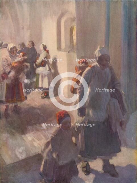 'Matins on Christmas Day', c1912. Artist: Anders Leonard Zorn.