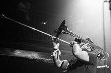 Matic Horns, Horace Andy & Dub Asante Band feat. Matic Horns, Jazz Café, London, Jul 2023. Creator: Annapaola Marchesani