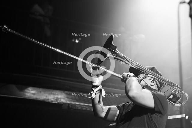 Matic Horns, Horace Andy & Dub Asante Band feat. Matic Horns, Jazz Café, London, Jul 2023. Creator: Annapaola Marchesani.