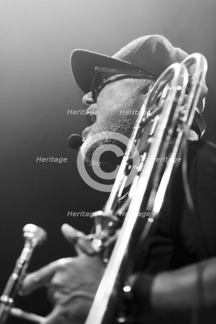 Matic Horns, Horace Andy & Dub Asante Band feat. Matic Horns, Jazz Café, London, Jul 2023. Creator: Annapaola Marchesani.