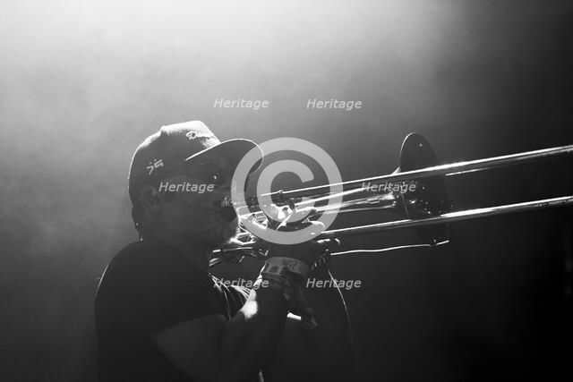 Matic Horns, Horace Andy & Dub Asante Band feat. Matic Horns, Jazz Café, London, Jul 2023. Creator: Annapaola Marchesani.