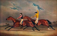 Matilda Beating Mameluke, St. Leger, 1827 1827. Artist: Benjamin Herring
