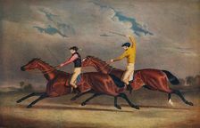 Matilda Beating Mameluke, St. Leger, 1827 1827. Artist: Benjamin Herring