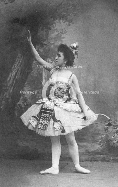 Matilda Kschessinska as Princess Aspicia in the ballet The Pharaoh's Daughter Artist: Anonymous  