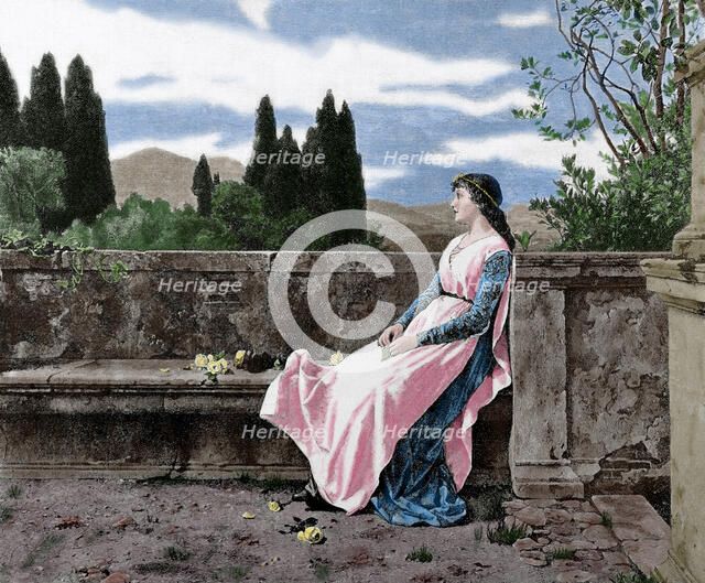 Matilda of Tuscany, (1887).  Creator: Richard Brend'amour.