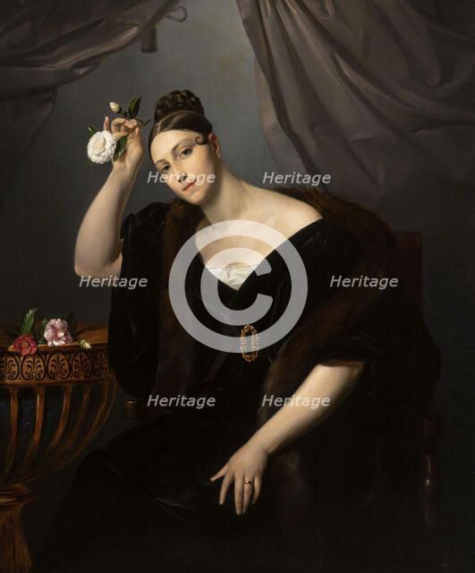 Matilde Bacon Pirovano Visconti, c.1837-1840. Creator: Hayez, Francesco (1791-1882).