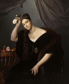 Matilde Bacon Pirovano Visconti, c.1837-1840. Creator: Hayez, Francesco (1791-1882)