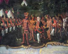 Matorras Governor's Camp in the Chaco, 1774, detail