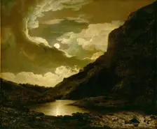 Matlock Tor by Moonlight, between 1778 and 1780. Creator: Joseph Wright of Derby