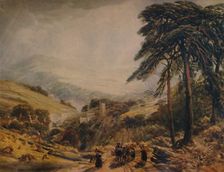 Matlock Village: Gleaners Returning 1849, (1935). Creator: Peter de Wint