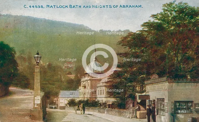 Matlock Bath and the Heights of Abraham, Derbyshire, c1905.  Artist: Unknown.