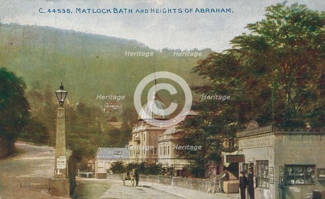 Matlock Bath and the Heights of Abraham, Derbyshire, c1905.  Artist: Unknown.