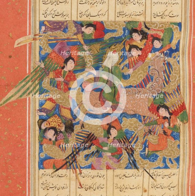 Matla ul-Anwar (Rising Place of Lights) by Amir Khusrau Dihlavi, c. 1500. Creator: Anonymous.