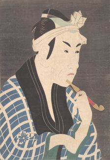 Matsumoto Koshiro IV as the Fish Peddler Gorobei, Probably l..., Probably late 1880s or early 1890s. Creator: Unknown
