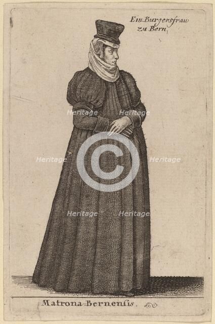 Matrona Bernensis. Creator: Wenceslaus Hollar.
