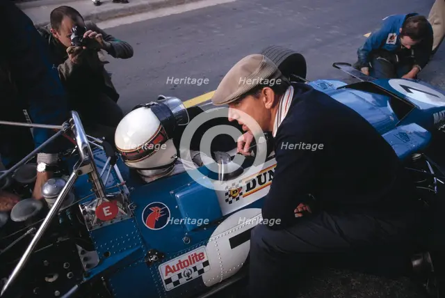 MATRA F1 Jackie Stewart, Ken Tyrrell. Artist: Unknown.