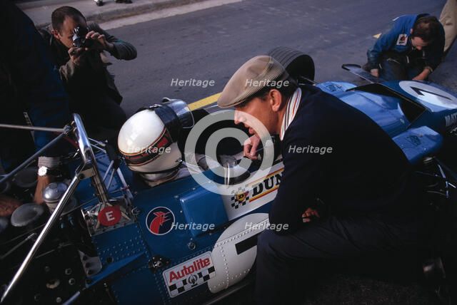 MATRA F1 Jackie Stewart, Ken Tyrrell. Artist: Unknown.