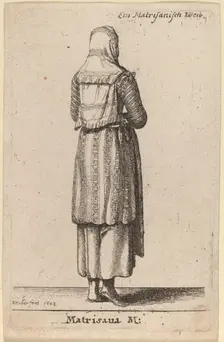 Matrisana M., 1648. Creator: Wenceslaus Hollar