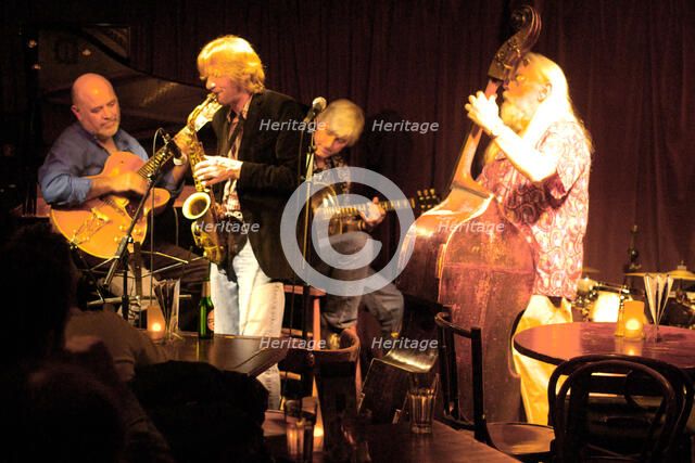 Matt Wates, Tony Barnard, Nils Solberg, 606 Club, London, May 2008. Creator: Brian O'Connor.