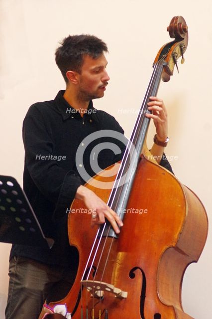 Matt Hollick, Indo Jazz Fusion Revisited, Loughton Methodist Church, Loughton, Essex, 2024. Creator: Brian O'Connor.