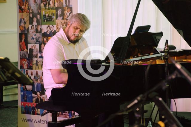Matt Ratcliffe, Watermill Jazz Club, Dorking, Surrey, 25 June 2019. Creator: Brian O'Connor.