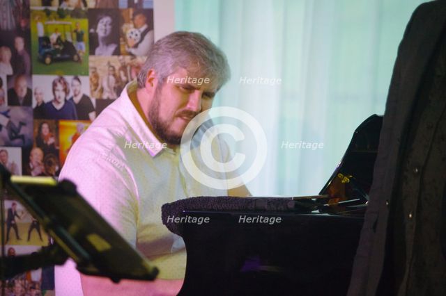 Matt Ratcliffe, Watermill Jazz Club, Dorking, Surrey, 25 June 2019. Creator: Brian O'Connor.