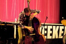 Matt Ridley, Darius Brubeck Quartet, Battle Jazz Festival, Battle, East Sussex, July 2023. Creator: Brian O'Connor