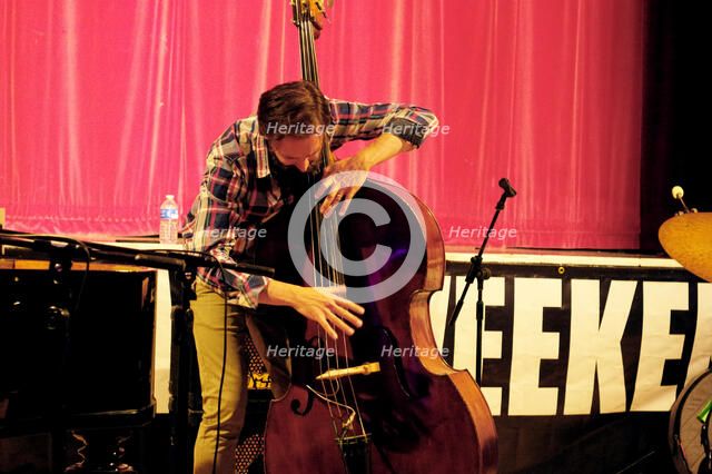 Matt Ridley, Darius Brubeck Quartet, Battle Jazz Festival, Battle, East Sussex, July 2023. Creator: Brian O'Connor.