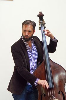 Matt Ridley, Darius Brubeck Quartet, NJA Fundraiser, Loughton Methodist Church, Essex, Sep 2021. Creator: Brian O'Connor