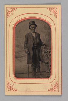Matted tintype of Bachus, 1860s. Creator: Unknown